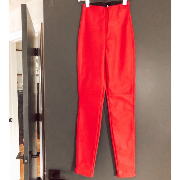 H&M Red leggings/pant - Picture 2 of 4